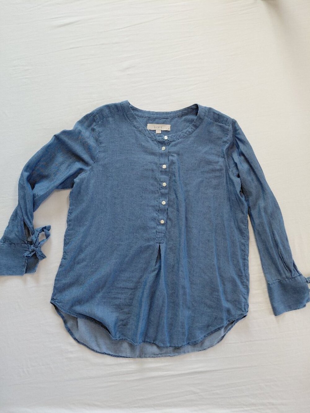 Loft chambray top
